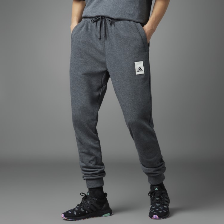 Calça Jogger Dia Dos Namorados Cinza Escuro Urze Adidas