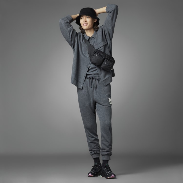 Calça Jogger Dia Dos Namorados Cinza Escuro Urze Adidas