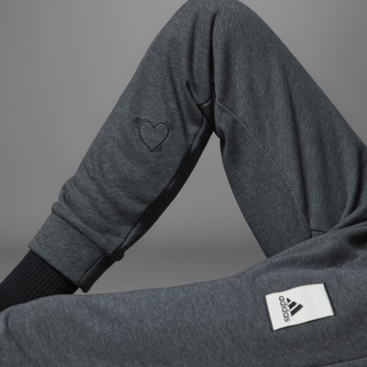 Calça Jogger Dia Dos Namorados Cinza Escuro Urze Adidas