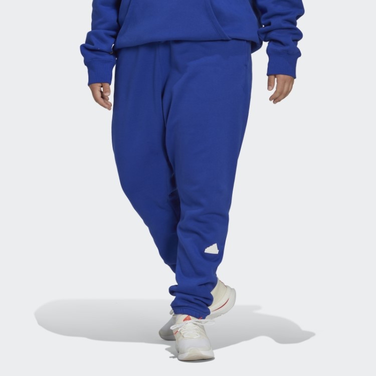Calça De Moletom (tamanho Grande) Adidas Azul