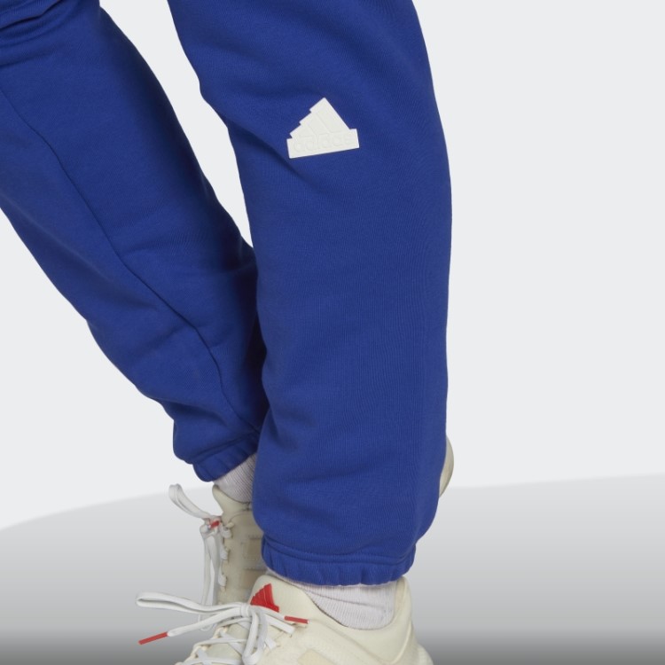 Calça De Moletom (tamanho Grande) Adidas Azul