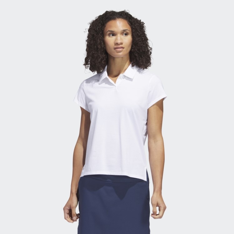 Adidas Go-to Camisa Polo Mesclada Branca Melange