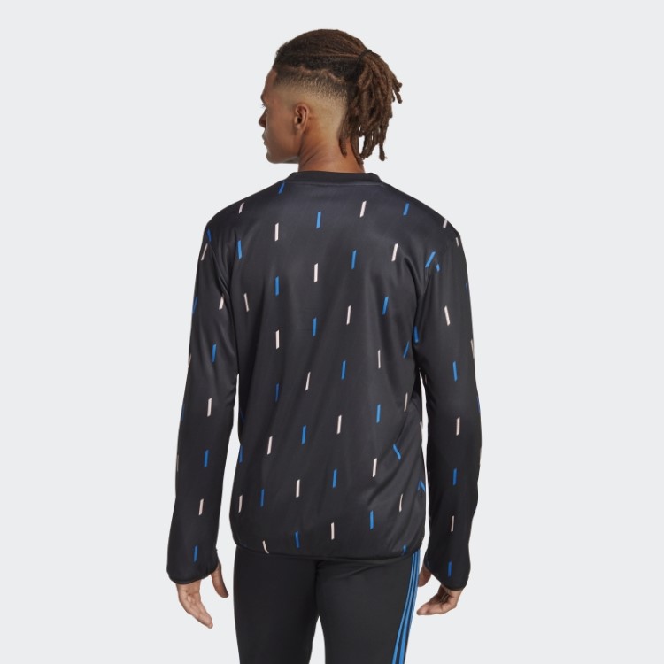 Top Preto Adidas Manchester United Pré-jogo