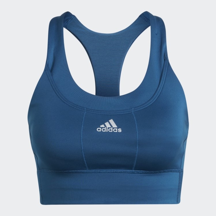 Sutiã De Bolso De Suporte Médio Adidas Marinho