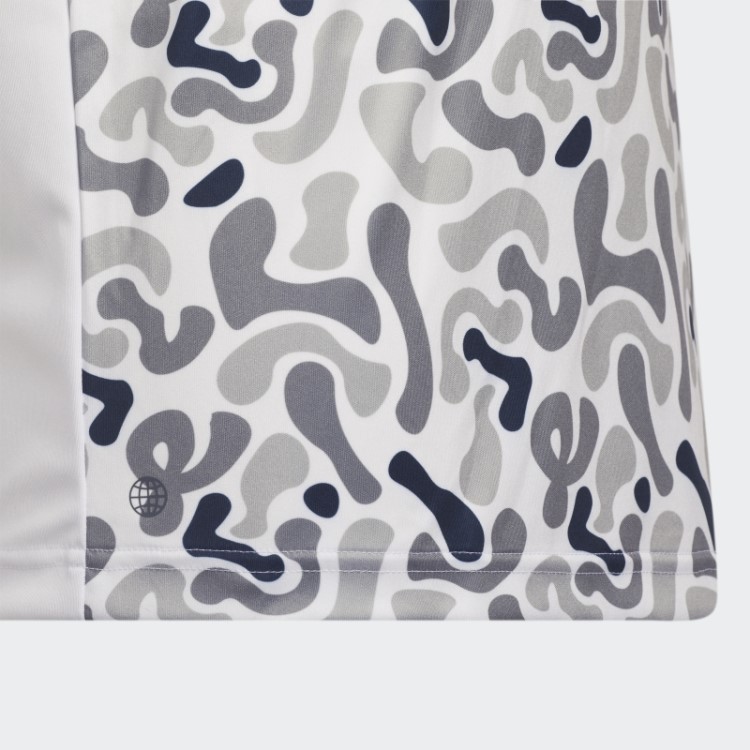 Camisa Polo Com Estampa Camuflada Adidas Navy