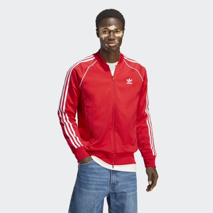 Jaqueta Adidas Adicolor Classics Sst Escarlate