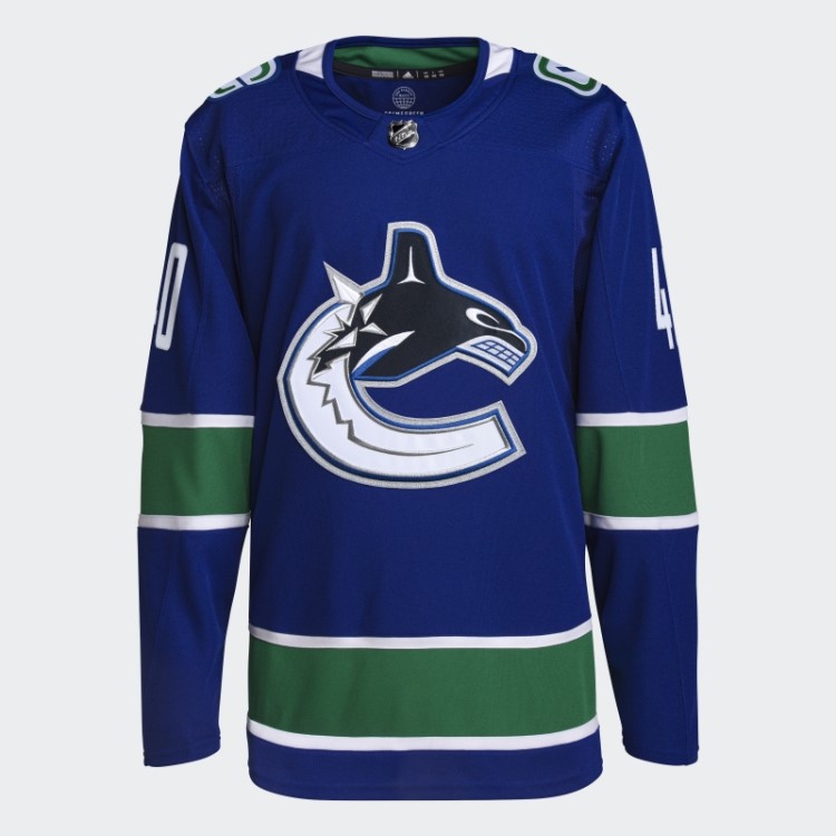 Royal Adidas Canucks Pettersson Home Autêntico Jersey
