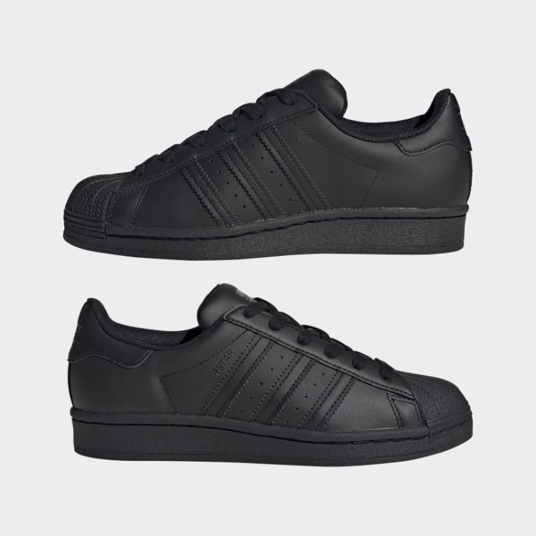 Sapatos Superstar Adidas Preto