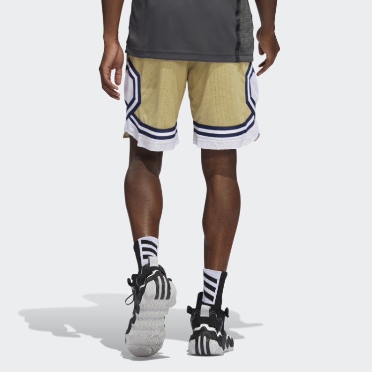 Adidas Jaquetas Amarelas Shorts Swingman Areia