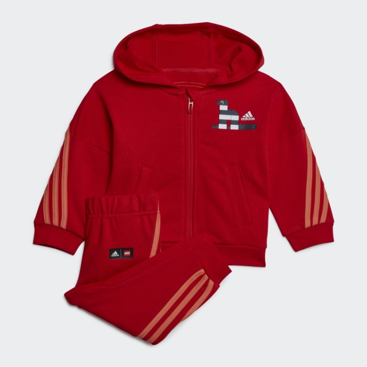 Jaqueta E Calça Lego Adidas X Classic Vermelho