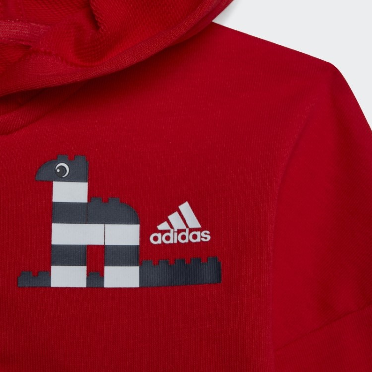 Adidas X Classic Lego Jaqueta E Calça Conjunto Fashion Red