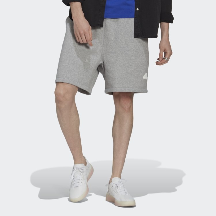 Shorts De Lã Cinza Médio Adidas