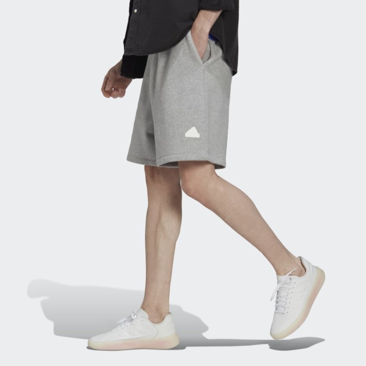 Shorts De Lã Cinza Médio Adidas