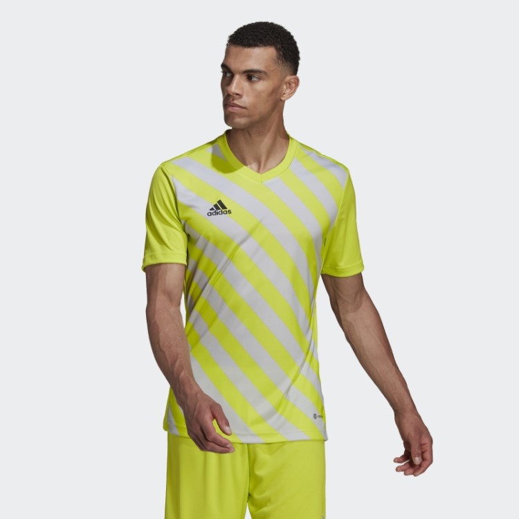 Entrada 22 Camisa Gráfica Sol Amarelo Adidas