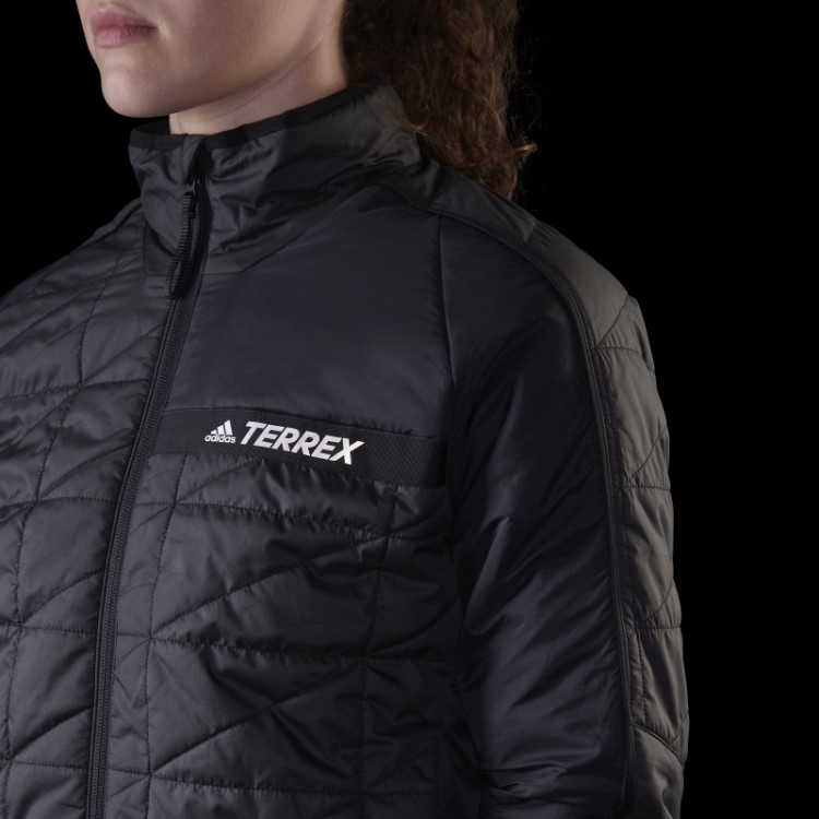 Jaqueta Preta Adidas Terrex Com Isolamento Multisintético