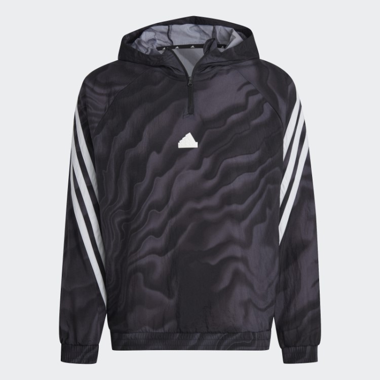 Moletom Com Estampa Allover Black Future Icons Adidas