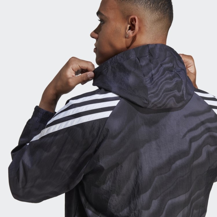 Moletom Com Estampa Allover Black Future Icons Adidas