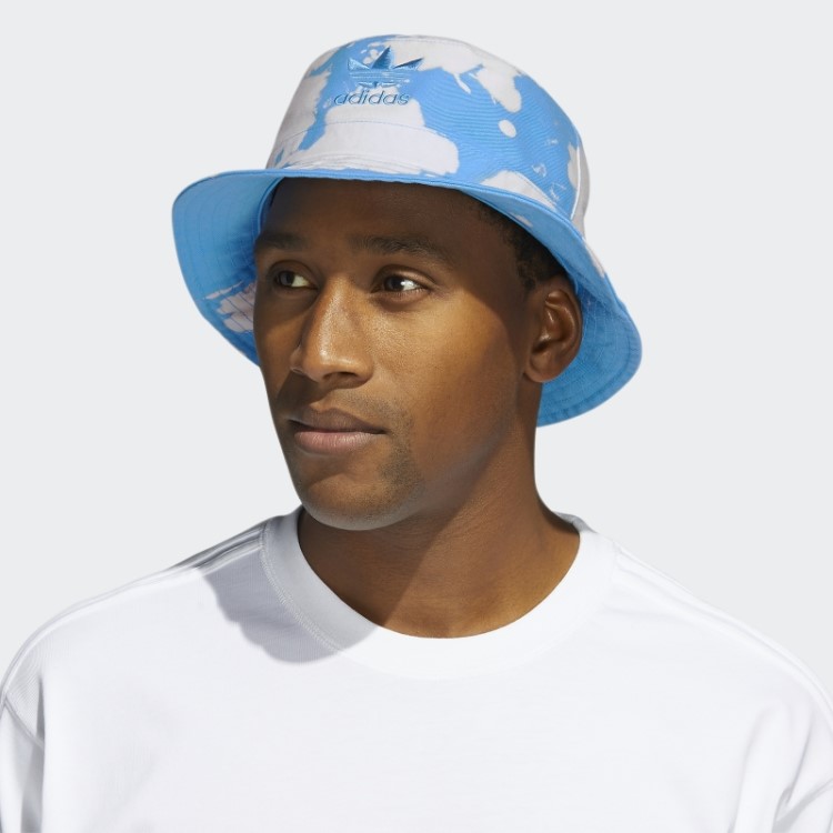 Chapéu Bucket Azul Adidas Com Corante Reverso
