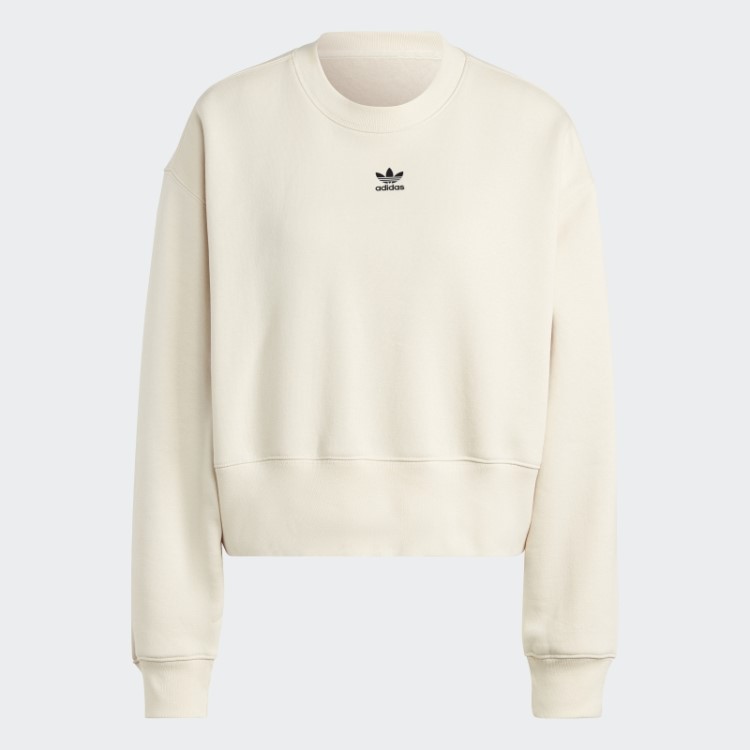 Moletom Branco Adicolor Essencial Da Equipe Adidas