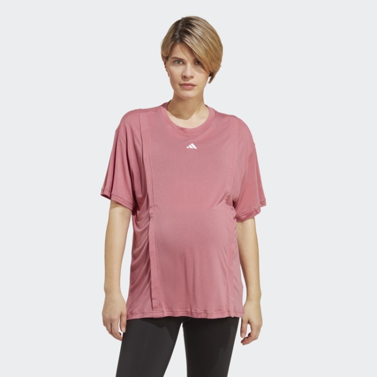 Camiseta Rosa Aeroready Train Essentials Para Amamentação (maternidade) Adidas