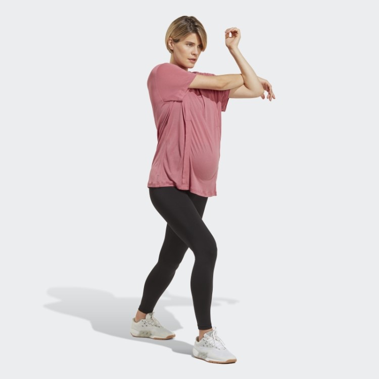 Camiseta Rosa Aeroready Train Essentials Para Amamentação (maternidade) Adidas