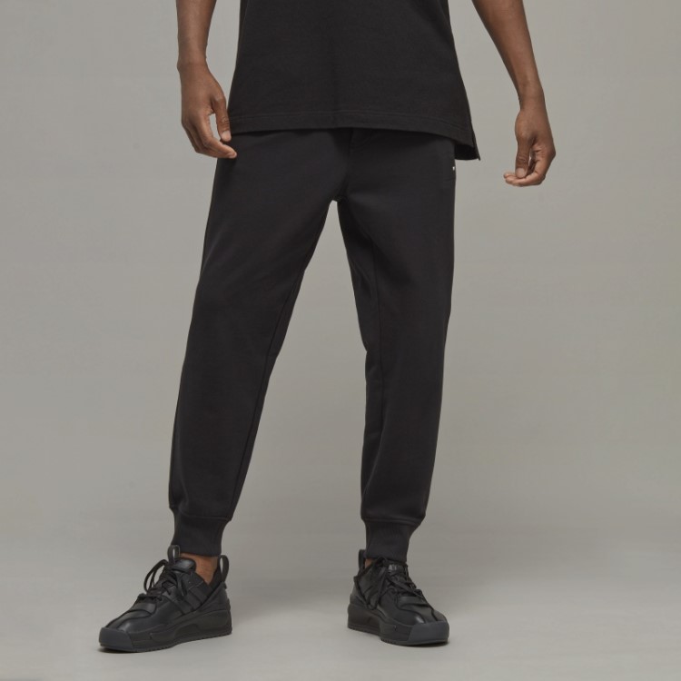 Adidas Y-3 Jogger De Algodão Orgânico Felpudo Com Punho