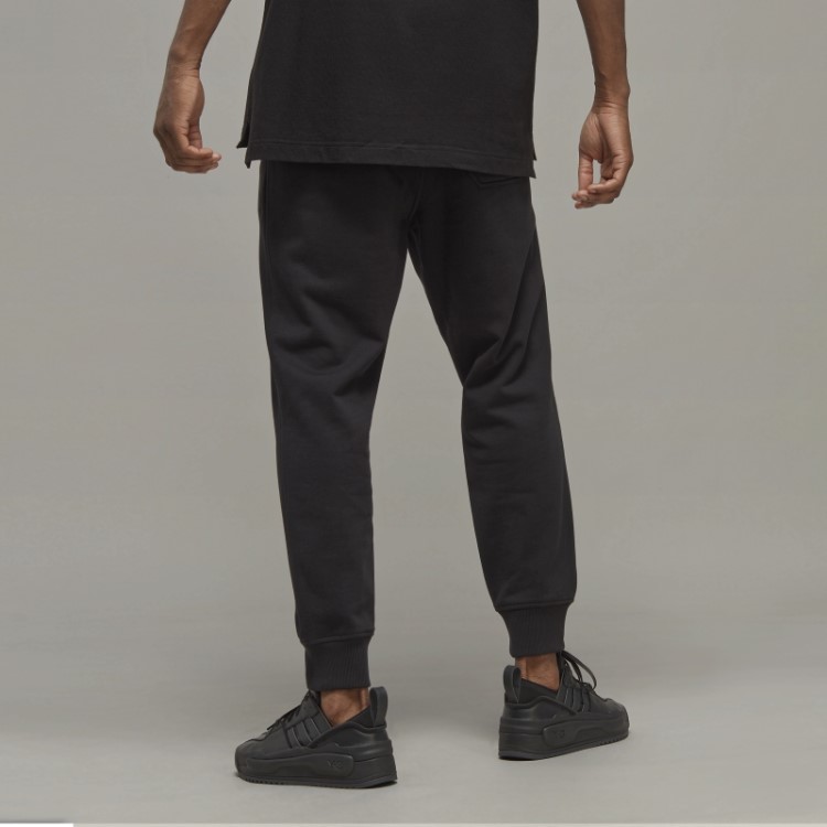 Adidas Y-3 Jogger De Algodão Orgânico Felpudo Com Punho