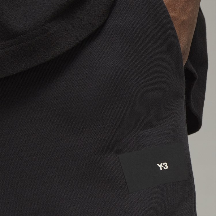 Adidas Y-3 Jogger De Algodão Orgânico Felpudo Com Punho