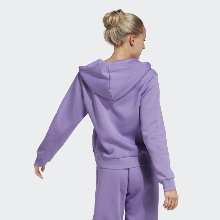 Moletom Com Capuz E Zíper Completo Violeta All Szn Adidas