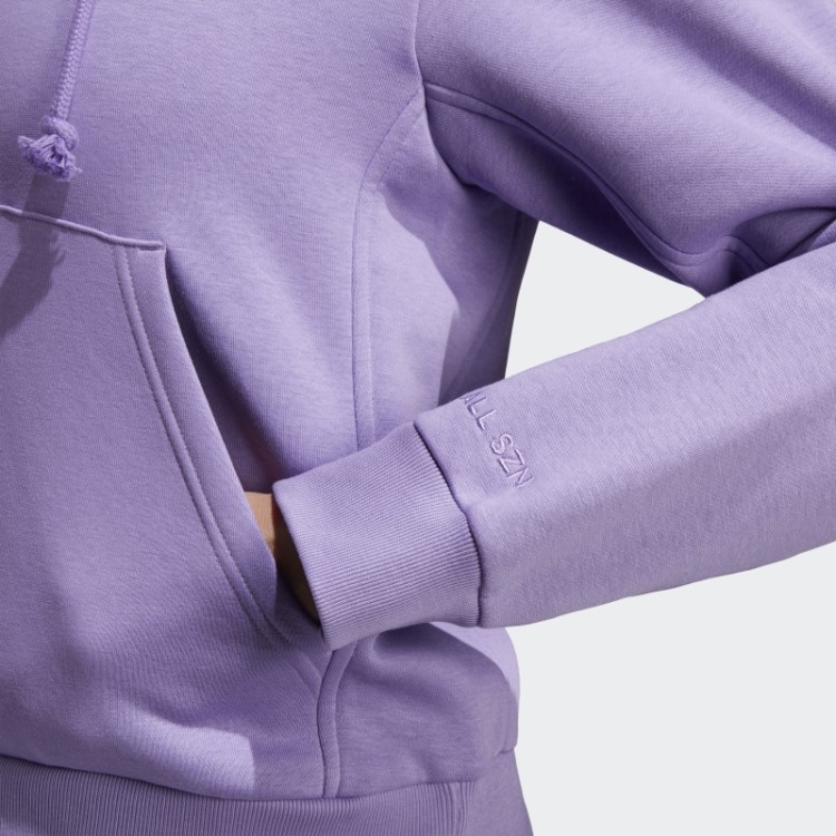 Moletom Com Capuz E Zíper Completo Violeta All Szn Adidas