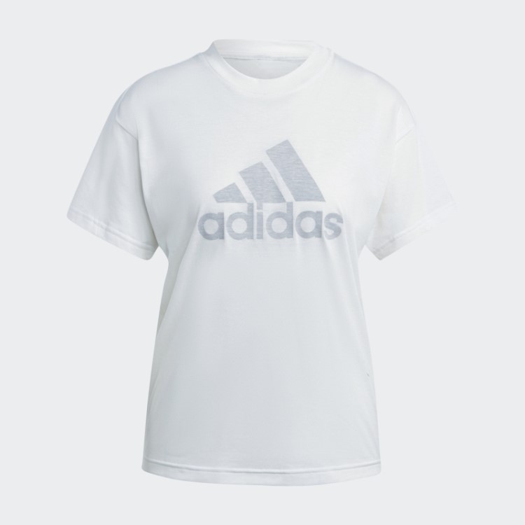 Camiseta Branca Melange Fashion Adidas Future Icons Winners 3.0