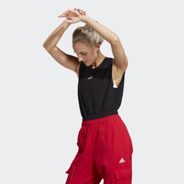 Body De Dança Adidas Preto