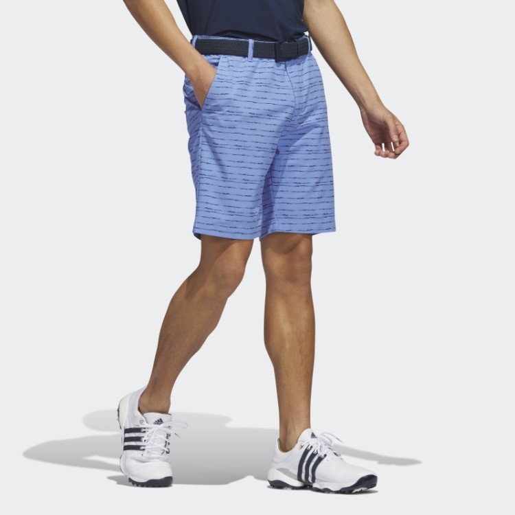 Calção De Golfe Texturizado De 9 Polegadas Adidas Azul