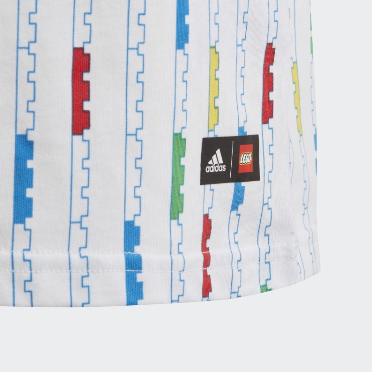 Camiseta Branca Adidas X Classic Lego Quente