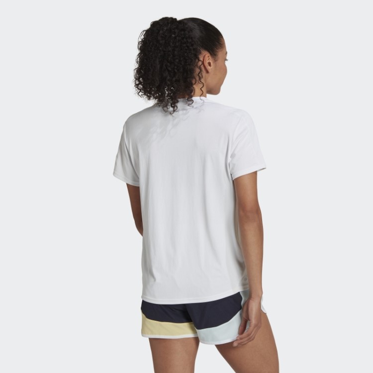 Camiseta Branca Adidas Run It Running