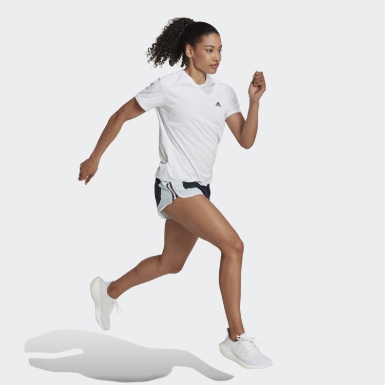 Camiseta Branca Adidas Run It Running