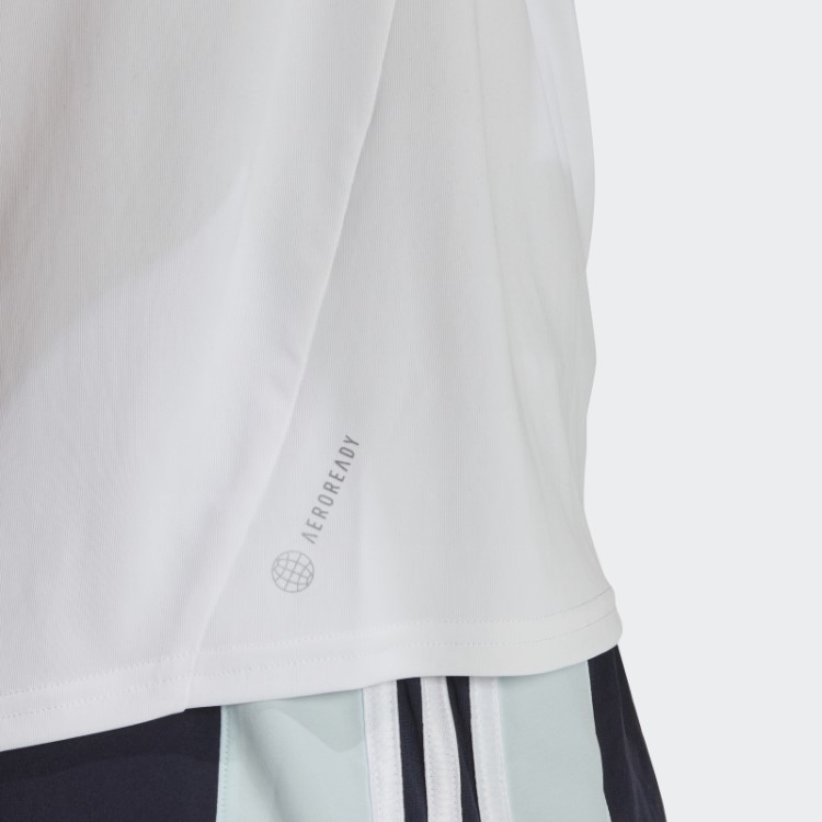 Camiseta Branca Adidas Run It Running