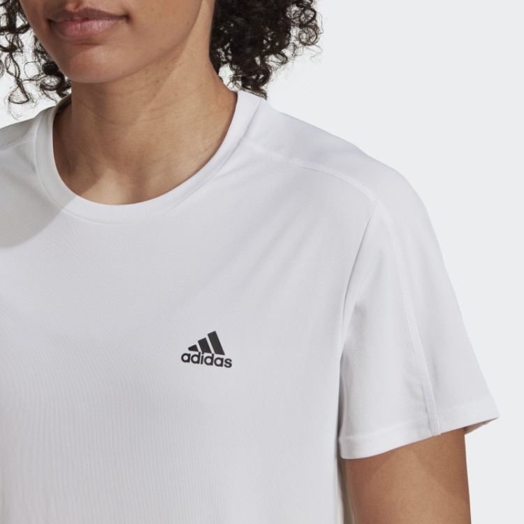 Camiseta Branca Adidas Run It Running