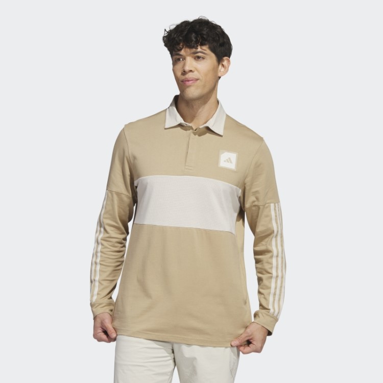 Adidas Adicross Camisa Pólo De Golfe De Manga Longa Cânhamo