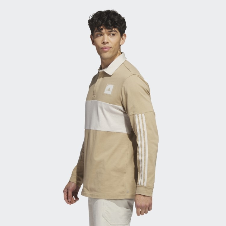 Camisa Pólo De Golfe De Manga Longa Adidas Hemp Adicross