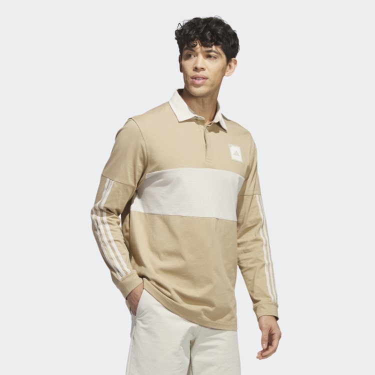 Camisa Pólo De Golfe De Manga Longa Adidas Hemp Adicross