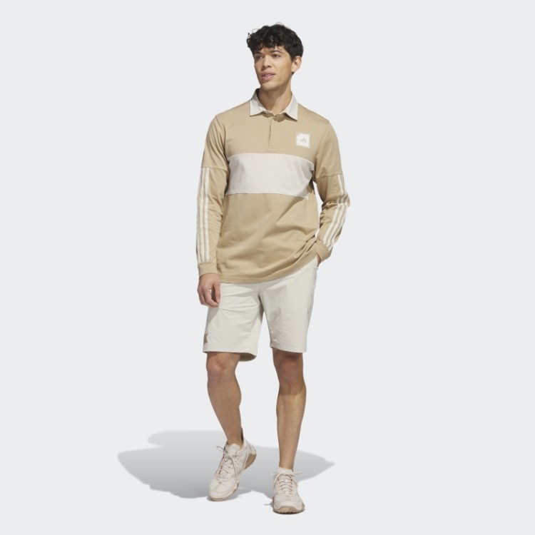 Camisa Pólo De Golfe De Manga Longa Adidas Hemp Adicross