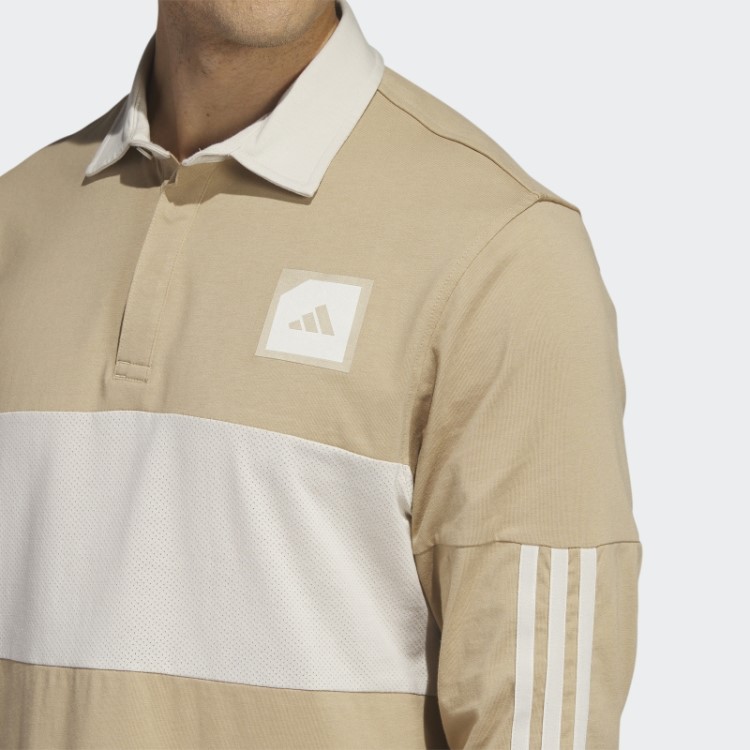 Camisa Pólo De Golfe De Manga Longa Adidas Hemp Adicross