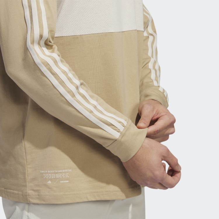 Camisa Pólo De Golfe De Manga Longa Adidas Hemp Adicross