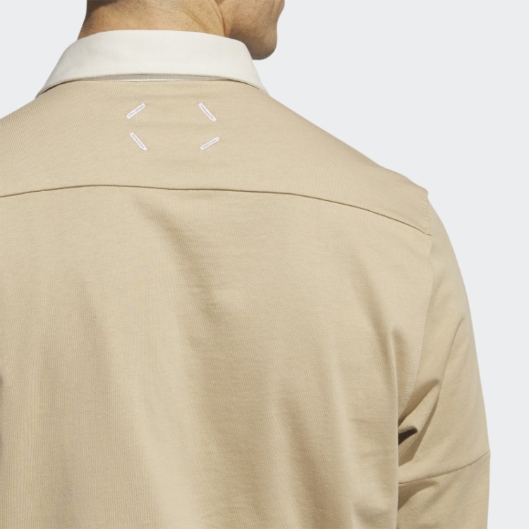 Camisa Pólo De Golfe De Manga Longa Adidas Hemp Adicross