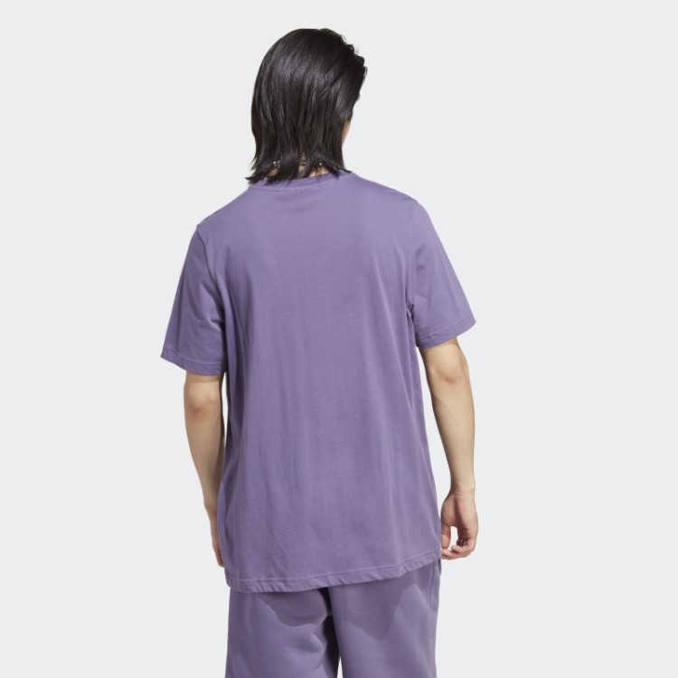 Camiseta Adidas Trefoil Essentials Tech Roxa