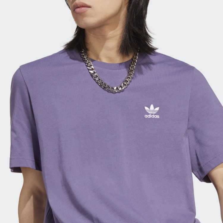 Camiseta Adidas Trefoil Essentials Tech Roxa