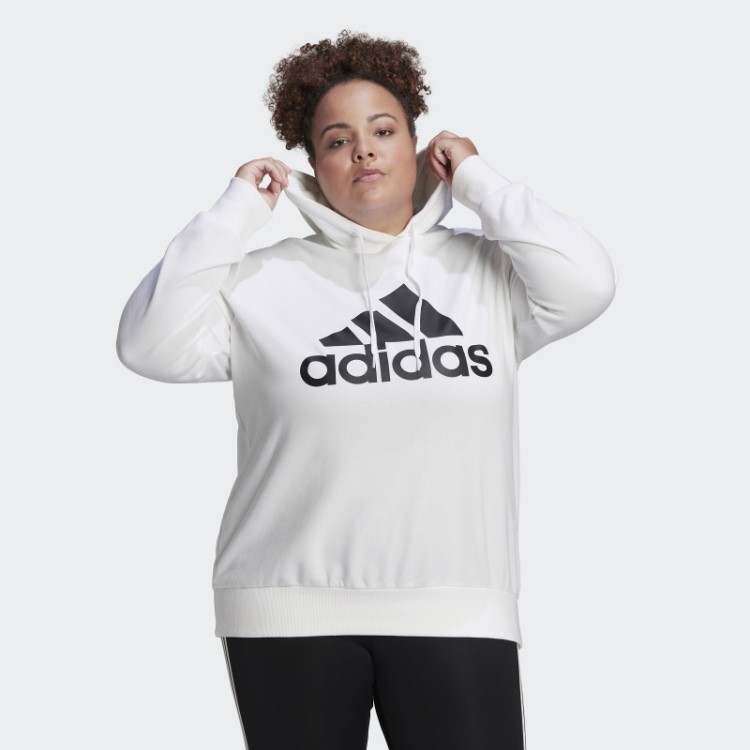 Moletom Com Logo Essentials (tamanho Grande) Adidas Branco