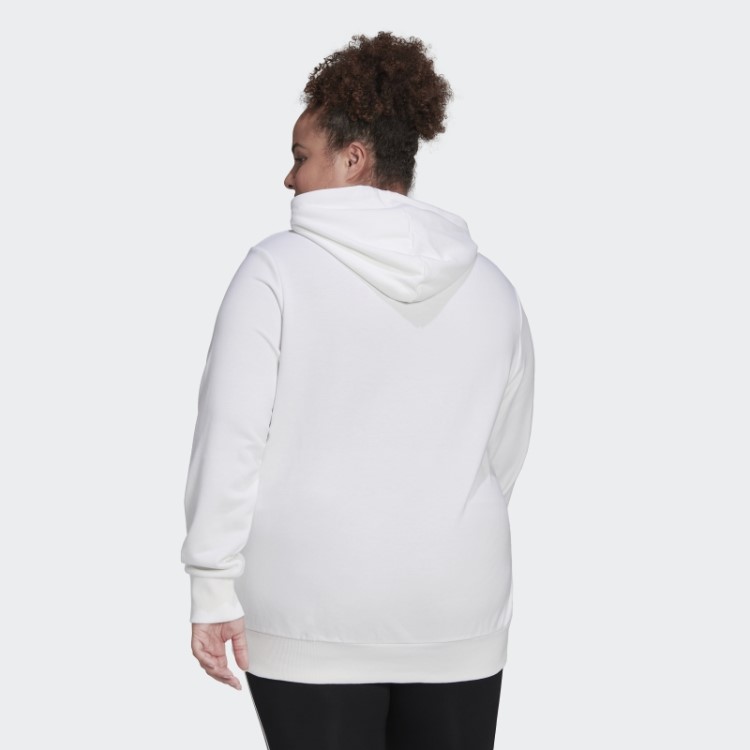 Moletom Com Logo Essentials (tamanho Grande) Adidas Branco