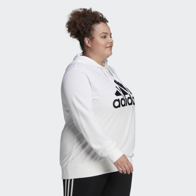 Moletom Com Logo Essentials (tamanho Grande) Adidas Branco
